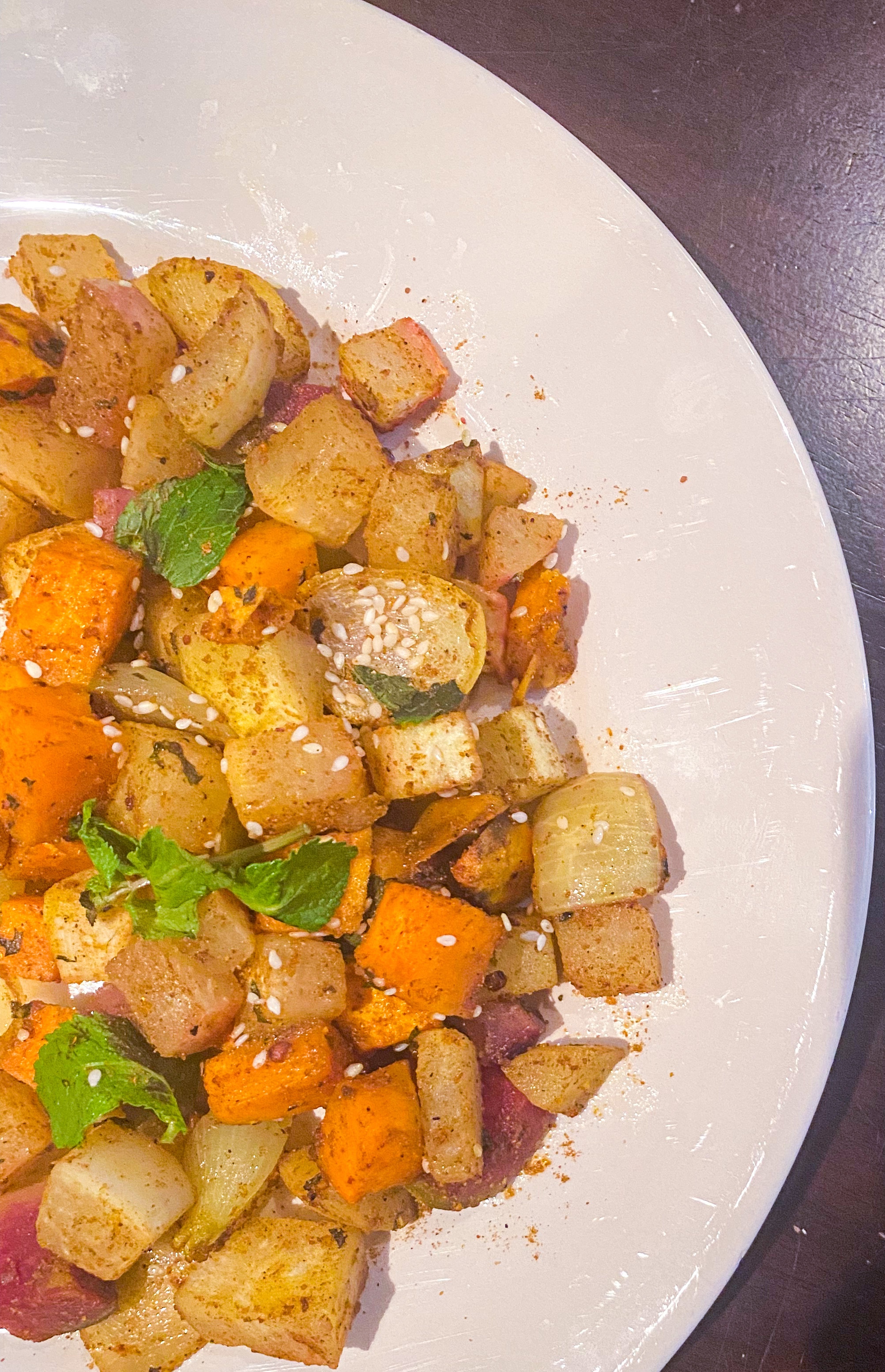 Moroccan Root Vegetables – Time and Taste